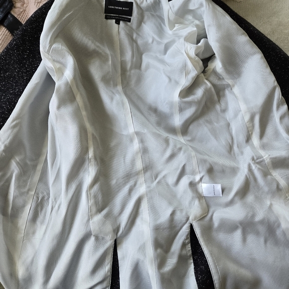 Something Navy Womens Bouclé Tweed Blazer size XS - Picture 9 of 10